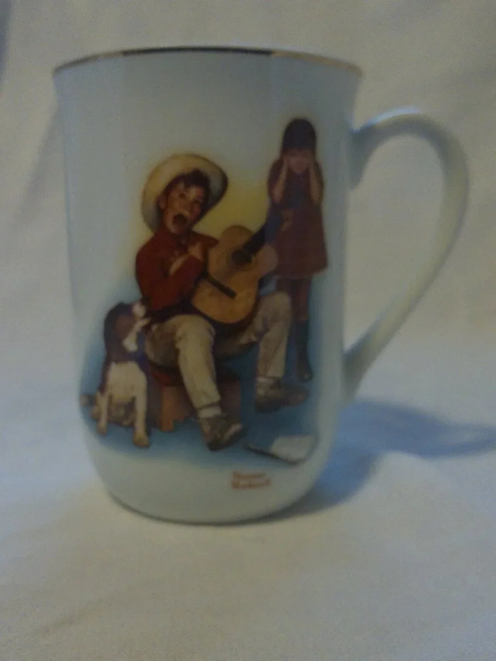 Norman Rockwell Museum Coffee Mug 1981 Sour Note VGUC